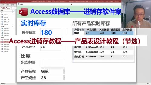 ACCESS進銷存軟件開發 產品表設計教程（節選）